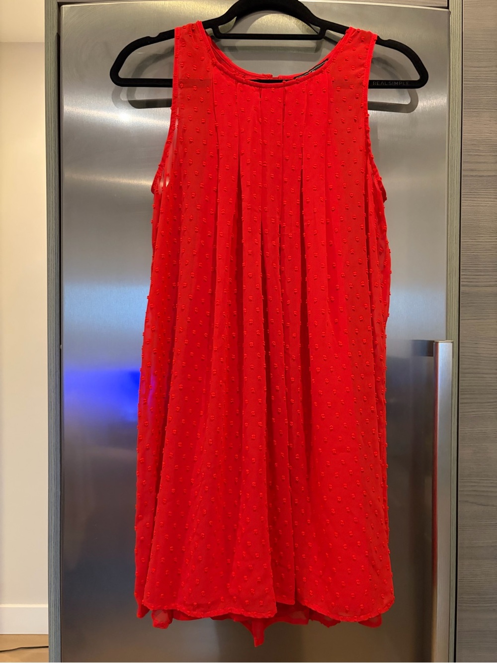Sam Edelman Red Sleeveless Mini Swing Dress